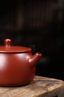《玉潤》宜興紫砂壺助理工藝美術(shù)師純手工大紅袍泡茶壺茶具