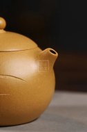 《西施》宜興高級工藝美術(shù)師手工紫砂壺西施泡茶壺茶具黃金段泥