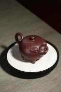 《財源滾滾》宜興紫砂壺全手工泡茶壺工藝美術師大師底槽青