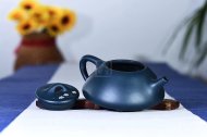 《石瓢》宜興紫砂壺實力派名家手工刻繪天青泥石瓢泡茶壺具