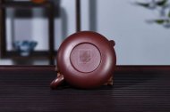 《扁西施》宜興紫砂壺高級工藝美術師手工紫茄泥西施泡茶壺茶具