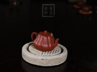 《小菱花》宜興紫砂壺茶具泡茶壺工藝美術師手工朱泥菱花