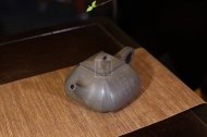 《四方抽角石瓢》經典紫砂壺抽角宜興全手工高級工藝美術師泡茶壺茶具蟹殼青段泥