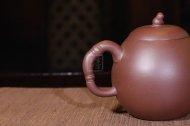 《佛肚竹》宜興紫砂壺工藝美術師手工紫泥茶壺具