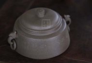 《汲古茶倉(cāng)矮》宜興紫砂壺名家全手工茶壺名師單益芳老師青段