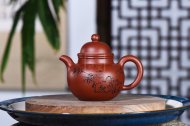 《掇球》宜興紫砂茶壺工藝美術師大紅袍掇球