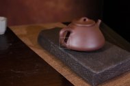 《石瓢》宜興工藝美術師手工紫砂壺紫泥料茶壺石瓢茶具