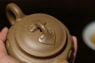 《仿古如意》宜興紫砂壺助理工藝美術師手工頂級蟹殼青茶壺泡茶具仿古如意