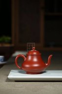 《思亭》宜興紫砂壺工藝美術師手工大紅袍思亭茶具