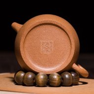 《平蓋德鐘》紫砂壺宜興名家助理工藝美術師純手工彩段德鐘家用泡茶壺