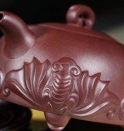 《福臨門(mén)》宜興高級(jí)工藝美術(shù)師手工紫砂壺全手工底槽青泡茶壺