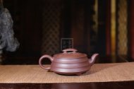 《三足橋韻》宜興紫砂工藝美術師手工紫砂壺茶具壺紫茄泥