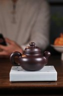 《大度》宜興工藝美術(shù)師手工創(chuàng)新壺紫砂壺茶壺茶具紫泥