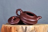 《時(shí)來運(yùn)轉(zhuǎn)》宜興純實(shí)力派名家全手工紫泥紫砂壺茶具