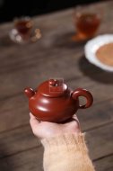 《沁泉壺》宜興紫砂壺工藝美術師手工大紅袍泡茶壺具