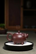 《財源滾滾》宜興紫砂壺全手工泡茶壺工藝美術師大師底槽青