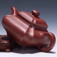 《抽角四方》宜興底槽青工藝美術師手工紫砂壺茶具四方