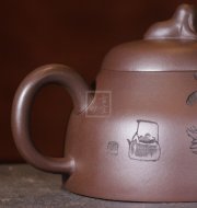 《清飲》宜興紫砂壺助理工藝美術師手工紫泥創新泡茶壺茶具