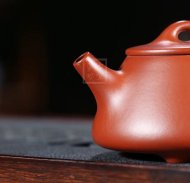 《子冶石瓢》宜興紫砂壺大紅袍全手工純手工茶壺茶具石瓢