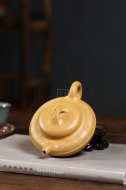 《線圓》宜興紫砂壺高級工藝美術師手工刻繪茶壺茶具黃金段泥線圓